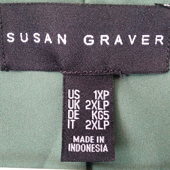 Susan Graver Water Resistant Anorak Jacket with Hood, Sage Leaf, 1XP - Picture 7 of 12